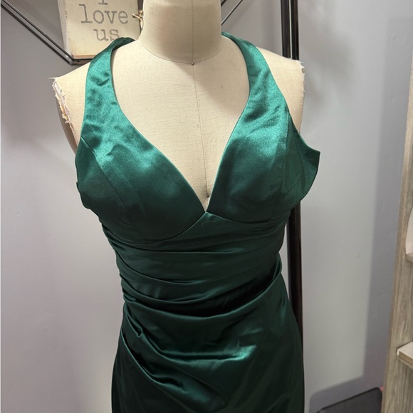 B Darlin Strapless Emerald Dress - Picture 11 of 12